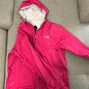 Womens North Face Rain Coat